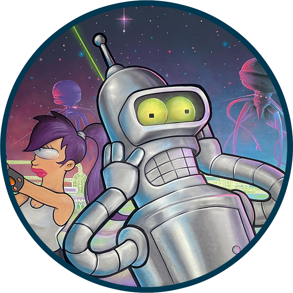 Graffiti Ilustración Bender